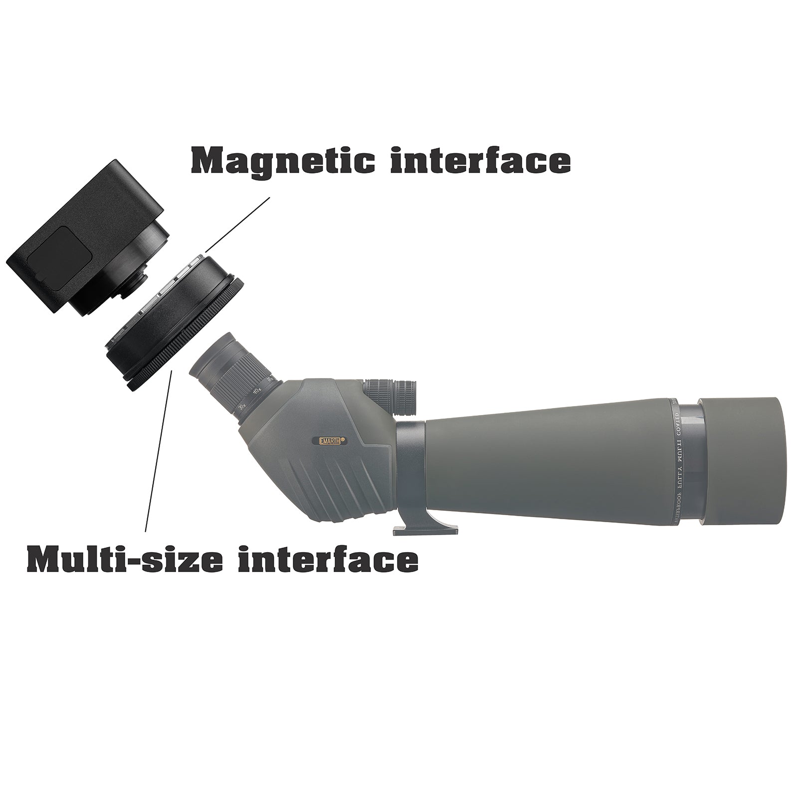 Emarth Spotting Scope 2024 - 20-40-60x Magnification